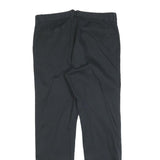 NAUTICA Mens Regular Fit Black Cotton Blend Trousers W34 L30 Classic Zip