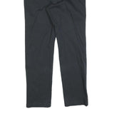 NAUTICA Mens Regular Fit Black Cotton Blend Trousers W34 L30 Classic Zip