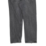 LEVI'S 505 Mens Jeans Black Regular Straight Denim Medium W38 L30 Classic Cotton