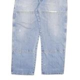 DICKIES Mens Relaxed Light Blue Denim Jeans W40 L30 Zip Closure Comfortable