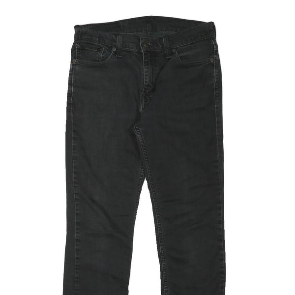 LEVI'S 511 Mens Regular Skinny Denim Dark W28 L27 Zip Cotton Blend Stylish