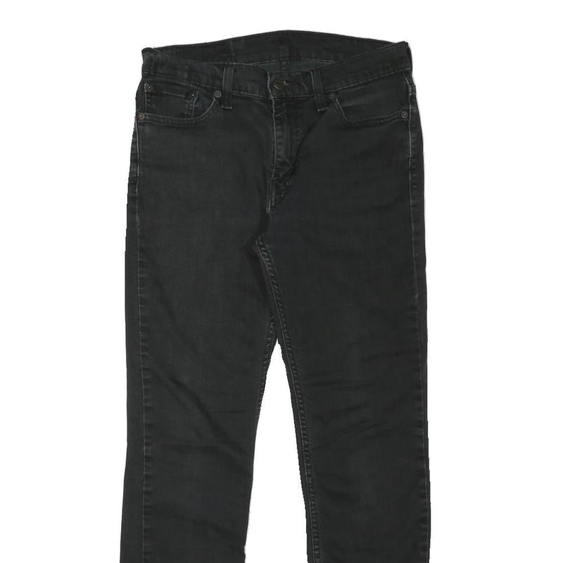 LEVI'S 511 Mens Regular Skinny Denim Dark W28 L27 Zip Cotton Blend Stylish