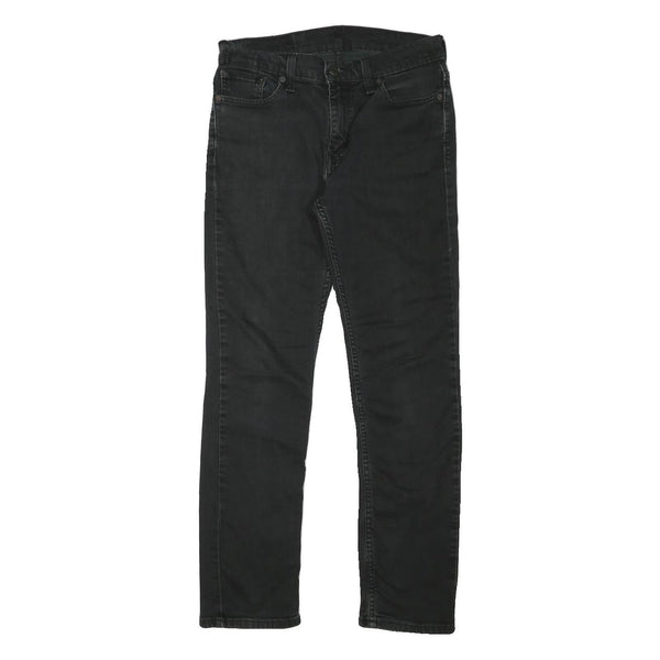 LEVI'S 511 Mens Regular Skinny Denim Dark W28 L27 Zip Cotton Blend Stylish