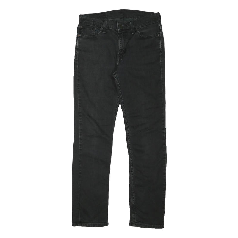 LEVI'S 511 Mens Regular Skinny Denim Dark W28 L27 Zip Cotton Blend Stylish