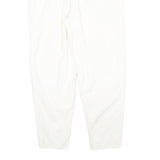 HIS Womens Jeans White Regular Straight Denim W30 L30 Cotton Blend Zip