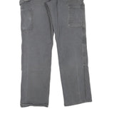 CARHARTT Mens Jeans Grey Regular Straight Denim W31 L32 Workwear Zip Closure