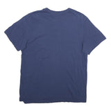 NIKE Mens Blue Graphic T-Shirt M Short Sleeve Crew Neck Casual Cotton