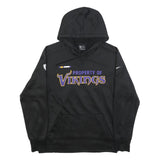 NIKE Mens Black Property Of Vikings Pullover Hoodie M NFL Team Sweatshirt