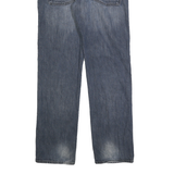 CALVIN KLEIN JEANS Mens Blue Regular Straight Denim Medium W34 L32 Zip Fastening