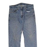 LEVI'S 505 Mens Jeans Blue Regular Straight Denim Medium W34 L30 Classic Fit