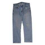 LEVI'S 505 Mens Jeans Blue Regular Straight Denim Medium W34 L30 Classic Fit