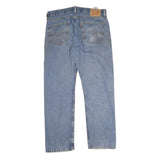 LEVI'S 505 Mens Jeans Blue Regular Straight Denim Medium W34 L30 Classic Fit