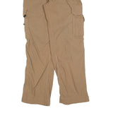 BELTUS Womens Polyester Blend Beige Regular Fit Cargo Trousers W27 L28 Utility