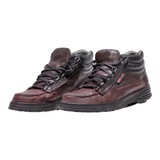 MEPHISTO Chukka Boots Maroon Leather Mens UK 7