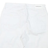 CALVIN KLEIN JEANS Womens Shorts White Casual Regular M W28 Cotton Blend