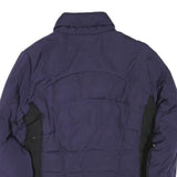 CALVIN KLEIN Mens Blue Zip Jacket XS Polyester Blend Plain Lightweight Casual
