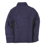 CALVIN KLEIN Mens Blue Zip Jacket XS Polyester Blend Plain Lightweight Casual