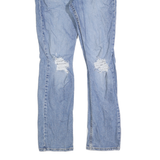 LEVI'S 511 Slim Mens Jeans Blue Slim Skinny Denim Light W32 L30 Distressed