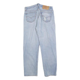 LEVI'S 501 Mens Jeans Blue Regular Straight Denim Light W36 L30 Vintage Wash
