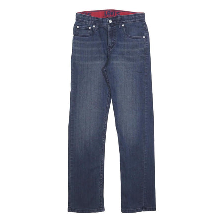 LEVI'S 514 Classic Boys Jeans Blue Classic Straight Denim Medium W27 L29