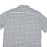 ODLO Mens Black & White Check Shirt 2XL Polyester Blend Casual Short Sleeve