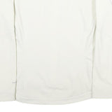 THE NORTH FACE Womens White Softshell Jacket L Polyester Blend Zip Performance