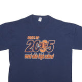 RUSSELL ATHLETIC Mens Navy Class Of 2005 Graphic T-Shirt XL Short Sleeve Crew