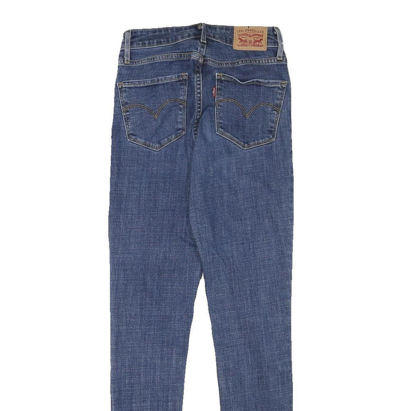 LEVI'S Womens Jeans Blue Slim Skinny Denim Medium W23 L29 Classic Zip Cotton