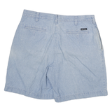 NAUTICA Mens Shorts Blue Casual Plain XL W34 Cotton Blend Lightweight