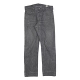 LEVI'S 501 Mens Jeans Grey Regular Straight Denim W31 L29 Button Cotton Blend