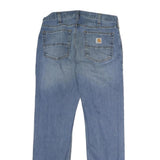 CARHARTT Mens Relaxed Fit Blue Denim Relaxed Jeans W32 L30 Workwear Casual