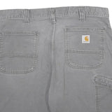 CARHARTT Mens Shorts Grey Casual Relaxed Fit L W36 Workwear Cotton Blend