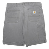 CARHARTT Mens Shorts Grey Casual Relaxed Fit L W36 Workwear Cotton Blend