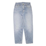 OUTSIDER Womens Relaxed Blue Denim Light Jeans W29 L30 Casual Cotton Blend Zip