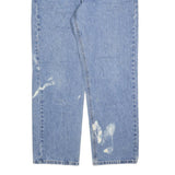 CARHARTT Mens Relaxed Light Blue Denim Jeans W34 L30 Workwear Zip Closure