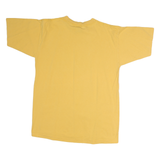 PRARIE MOUNTAIN Mens Yellow Graphic T-Shirt L Short Sleeve Crew Neck Snowmobile