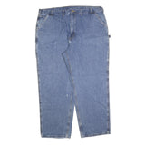 CARHARTT Mens Regular Fit Blue Denim Jeans W46 L32 Workwear Relaxed Cotton Blend