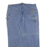 CARHARTT Mens Regular Fit Blue Denim Jeans W46 L32 Workwear Relaxed Cotton Blend