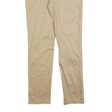 KIOMI Mens Cotton Blend Beige Slim Straight Trousers W29 L30 Classic Zip Pockets
