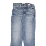 GUESS Womens Regular Fit Straight Leg Denim Blue Cotton Blend Jeans W30 L30