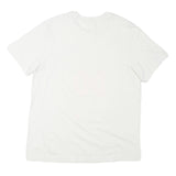 NIKE Mens White Just Do It Graphic T-Shirt L Short Sleeve Crew Neck