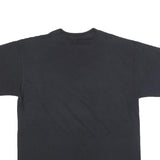 FRUIT OF THE LOOM Mens Black DJ Graphic T-Shirt L Short Sleeve Crew Neck Cool