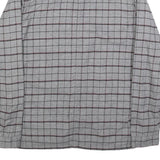 LEVI'S Mens Grey & Maroon Check Shirt M Cotton Casual Button-Up