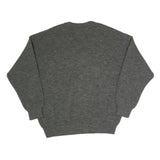 N/A Mens Grey V Patterned V-Neck Basic Knit Jumper XL Cotton Blend Classic
