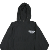 CHAMPION Mens Black Columbia College Zip Jacket S Polyester Blend Hooded