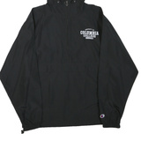 CHAMPION Mens Black Columbia College Zip Jacket S Polyester Blend Hooded