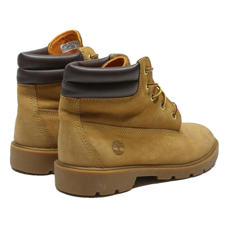 TIMBERLAND Boys Classic 6 Inch Ankle Boots Girls Lace-Up Leather UK 5 Tough
