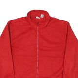 MTAPRO Mens Red Jacket L Polyester Blend Plain Zip Casual Wear Outerwear