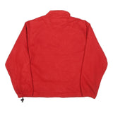 MTAPRO Mens Red Jacket L Polyester Blend Plain Zip Casual Wear Outerwear