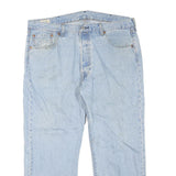 LEVI'S 501 Womens Regular Jeans Denim Light W38 L27 Classic Button Cotton Blend